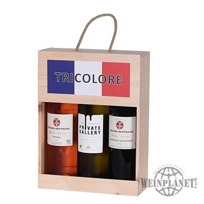 PräsentBOX Tricolore für 3 Weine
