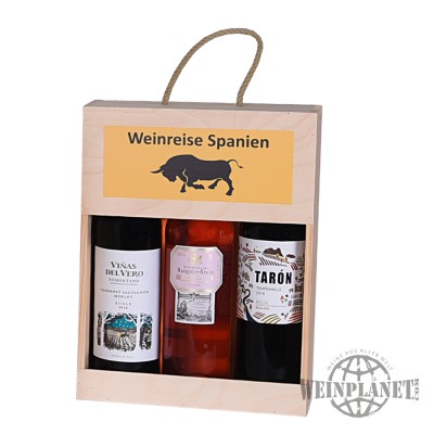 PräsentBOX Weinreise Spanien für 3 Weine | weinplanet.com